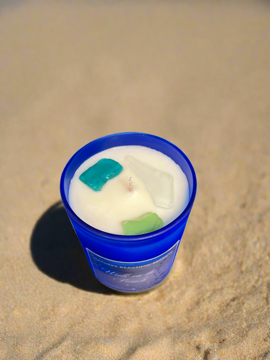 Walk on the beach soy candle
