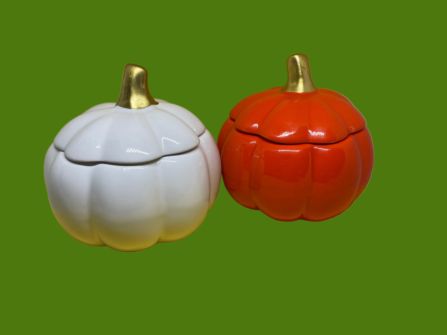 Ceramic Pumpkin Soy Candles