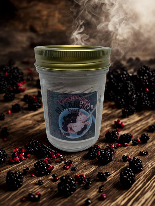 Pomegranate and blackberry Sugar Scrub