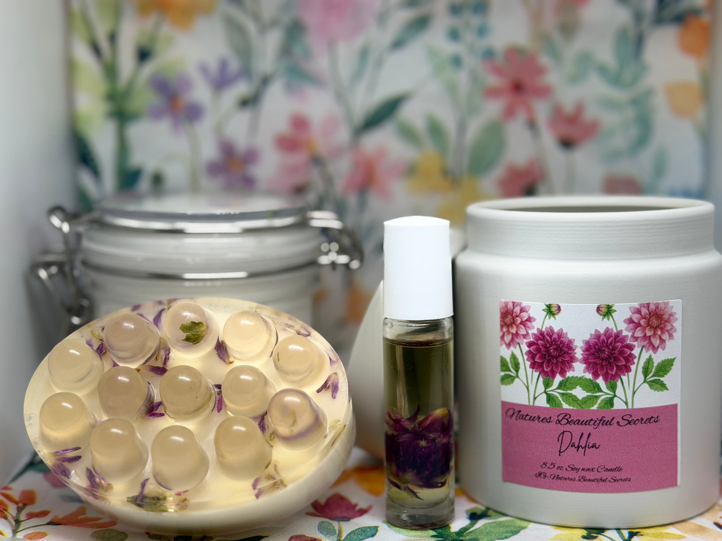 Dahlia spa set