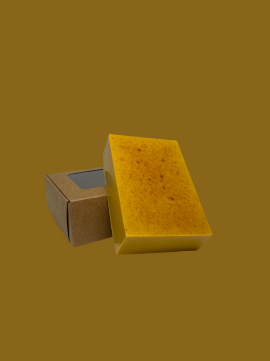 Add your own scent! Turmeric & Kojic Acid Goat milk soap bar