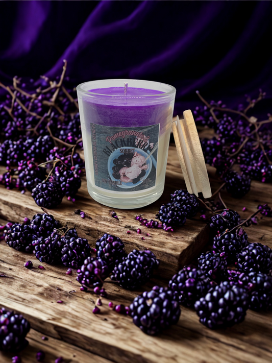 Pomegranate & Blackberry Sorbet Soy Candle