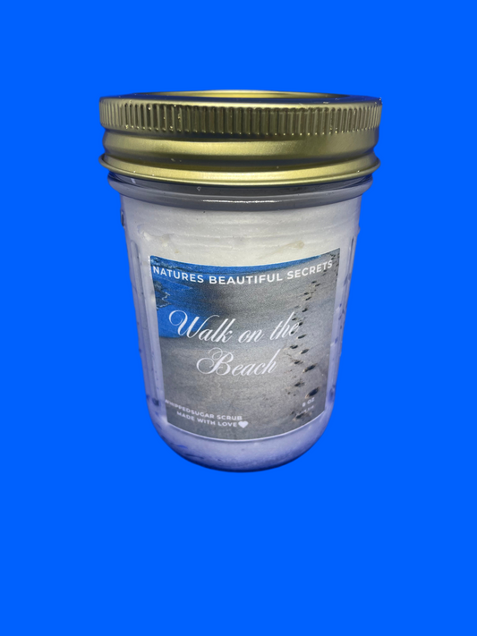 Walk on the beach whipped sugar scrub