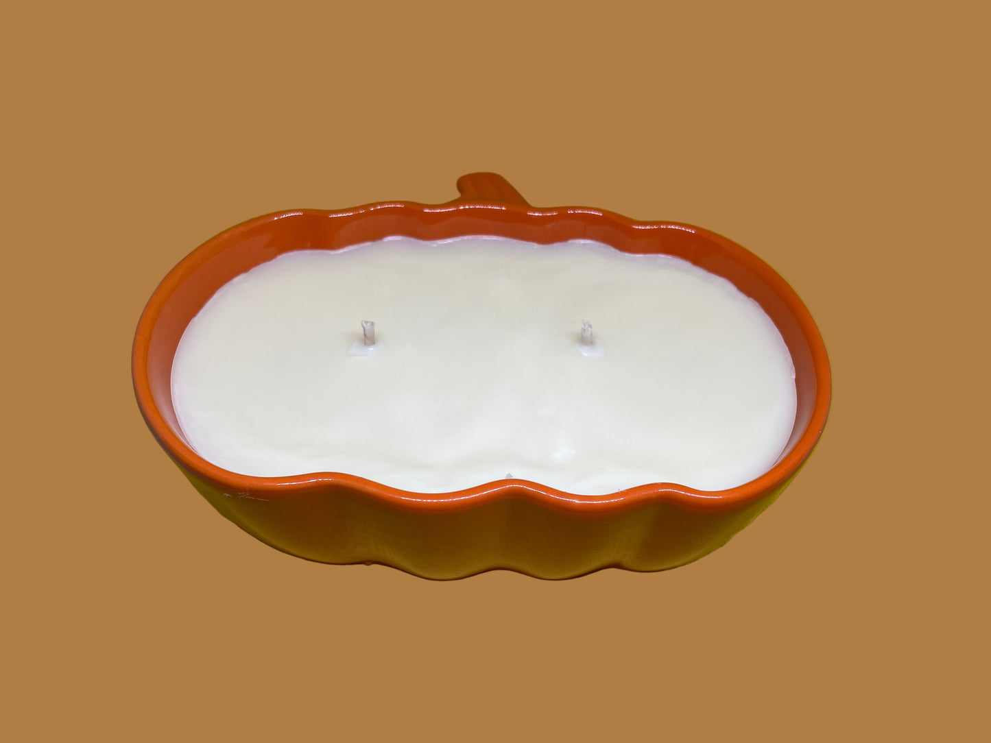 Pumpkin Ceramic Candle