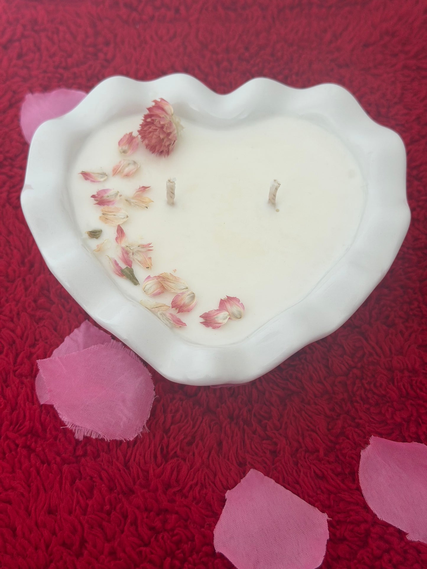 Heart Shaped Soy Wax 9 oz Candles