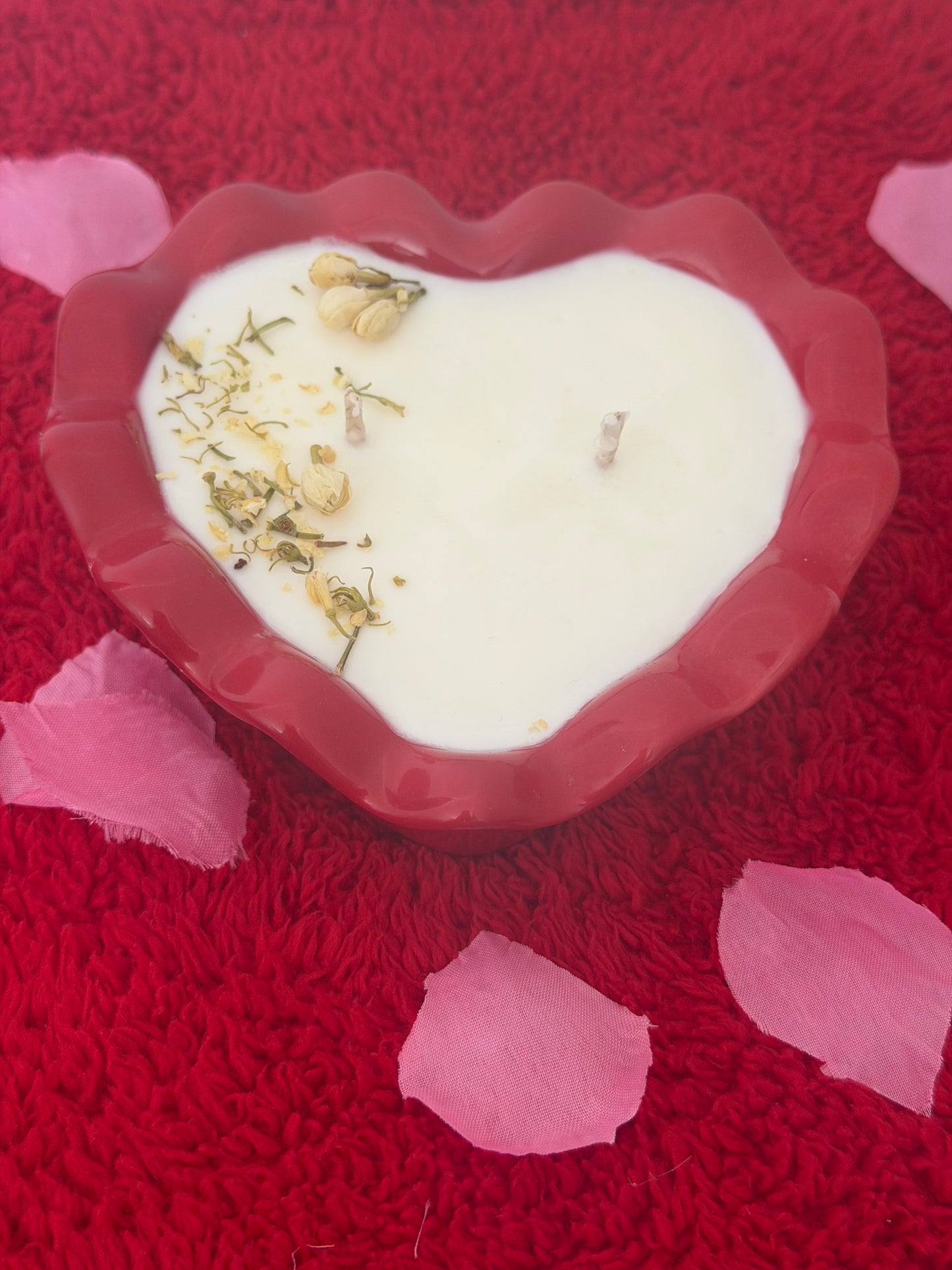 Heart Shaped Soy Wax 9 oz Candles
